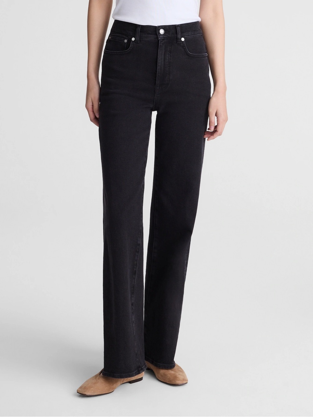 Madewell Wide-Leg Jean in Super Stretch 24 P - Picture 2 of 10